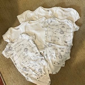 Gerber baby onesies.